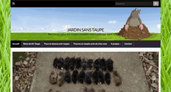 Desktop Screenshot of jardin-sans-taupe.be