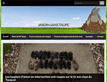 Tablet Screenshot of jardin-sans-taupe.be